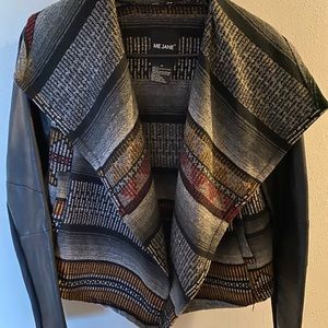 Me Jane Aztec and leather jacket